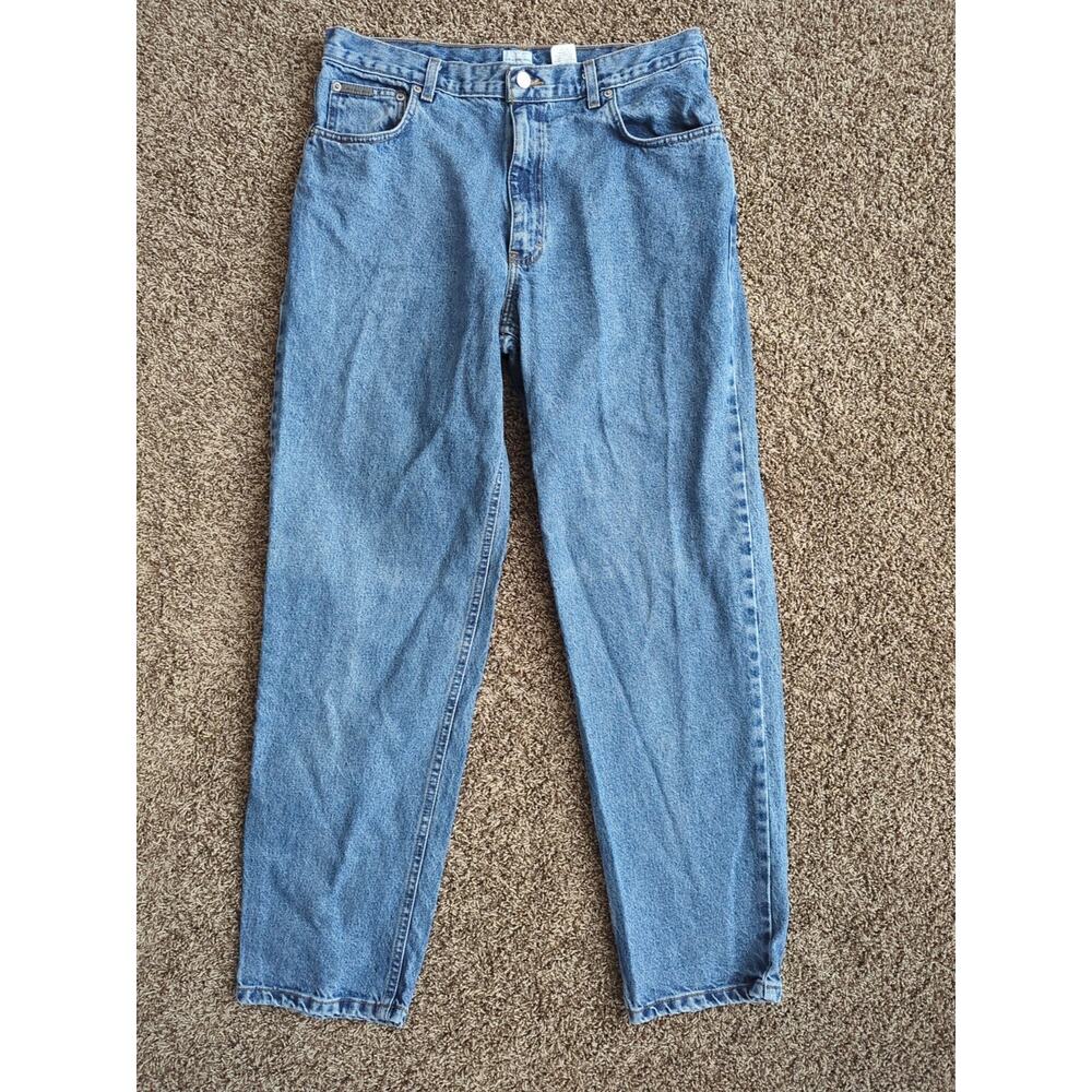 Calvin Klein Jeans Mens 36 Vintage Double Stone Wash Easy Fit Tapered